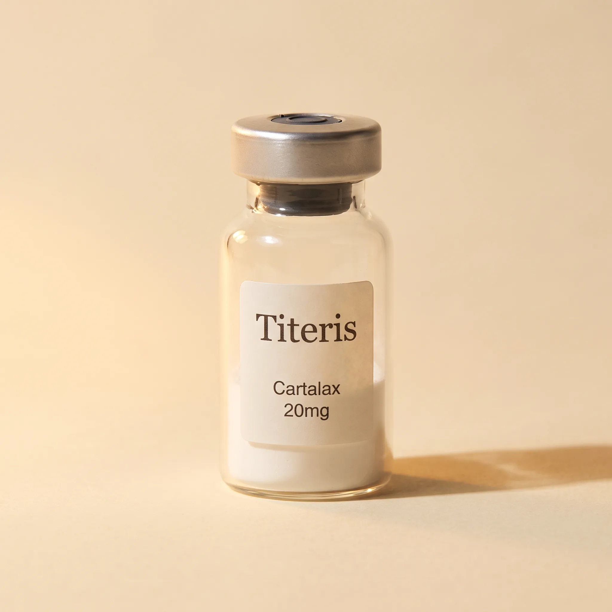 Cartalax onderzoeksverbinding injectieflacon Helderyn
