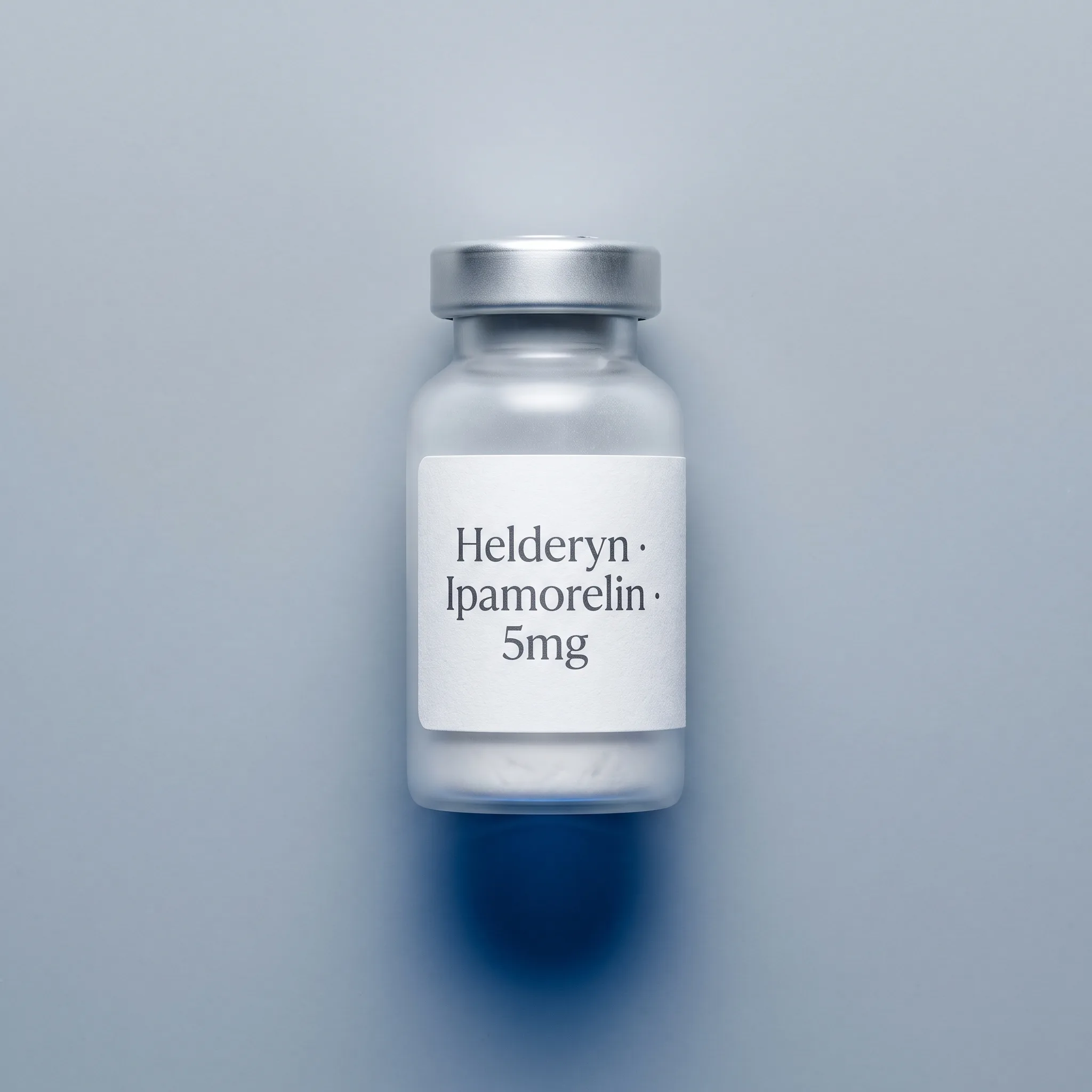 Ipamorelin onderzoeksverbinding vial Helderyn