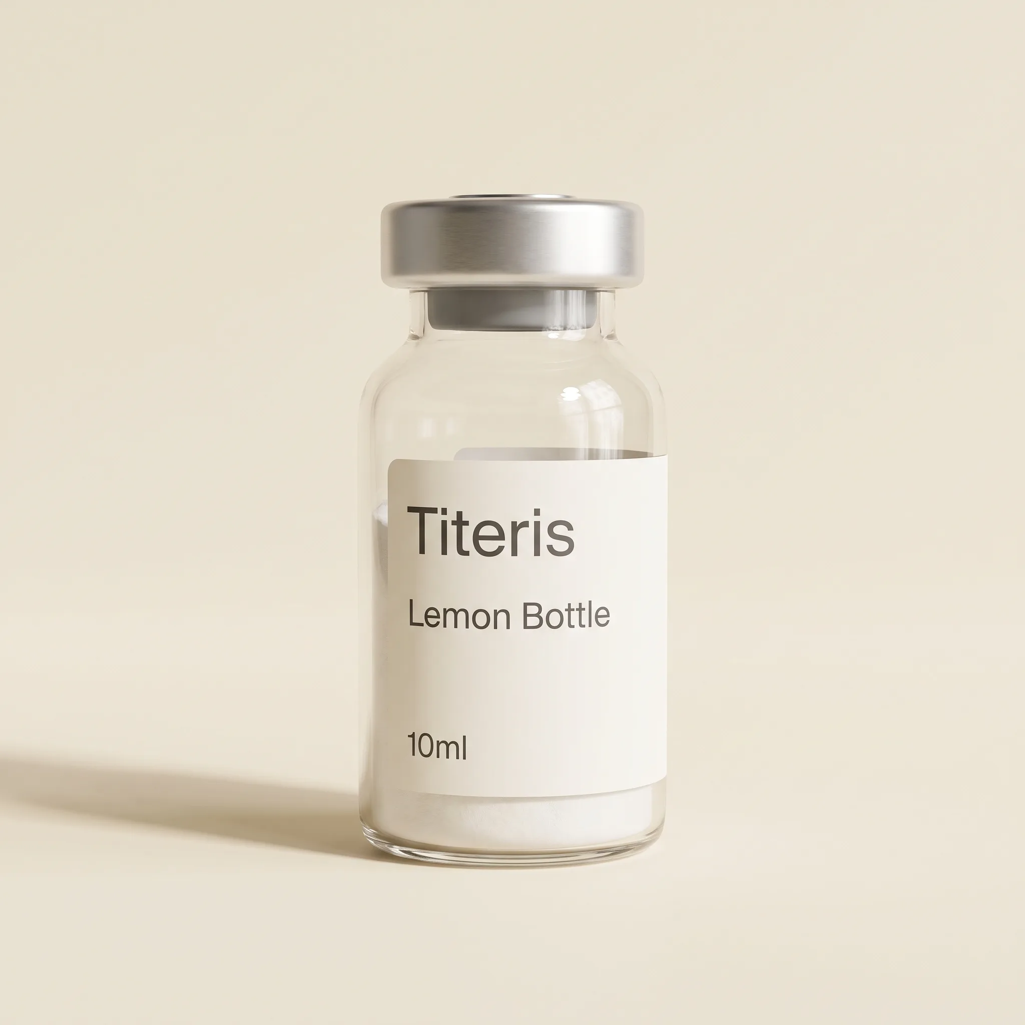 Lemon Bottle onderzoeksreferentiemateriaal injectieflacon Helderyn