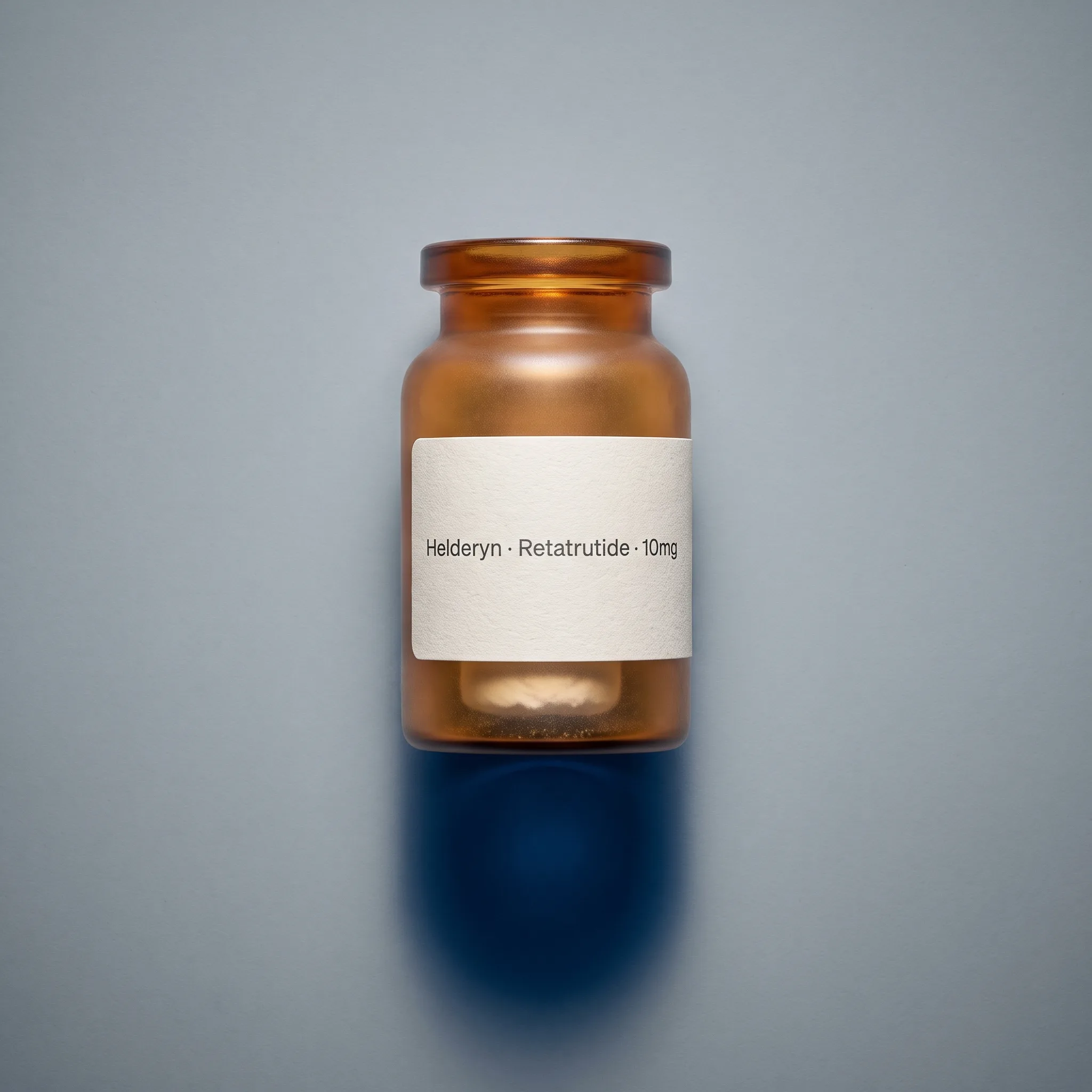 Retatrutide onderzoeksverbinding vial Helderyn