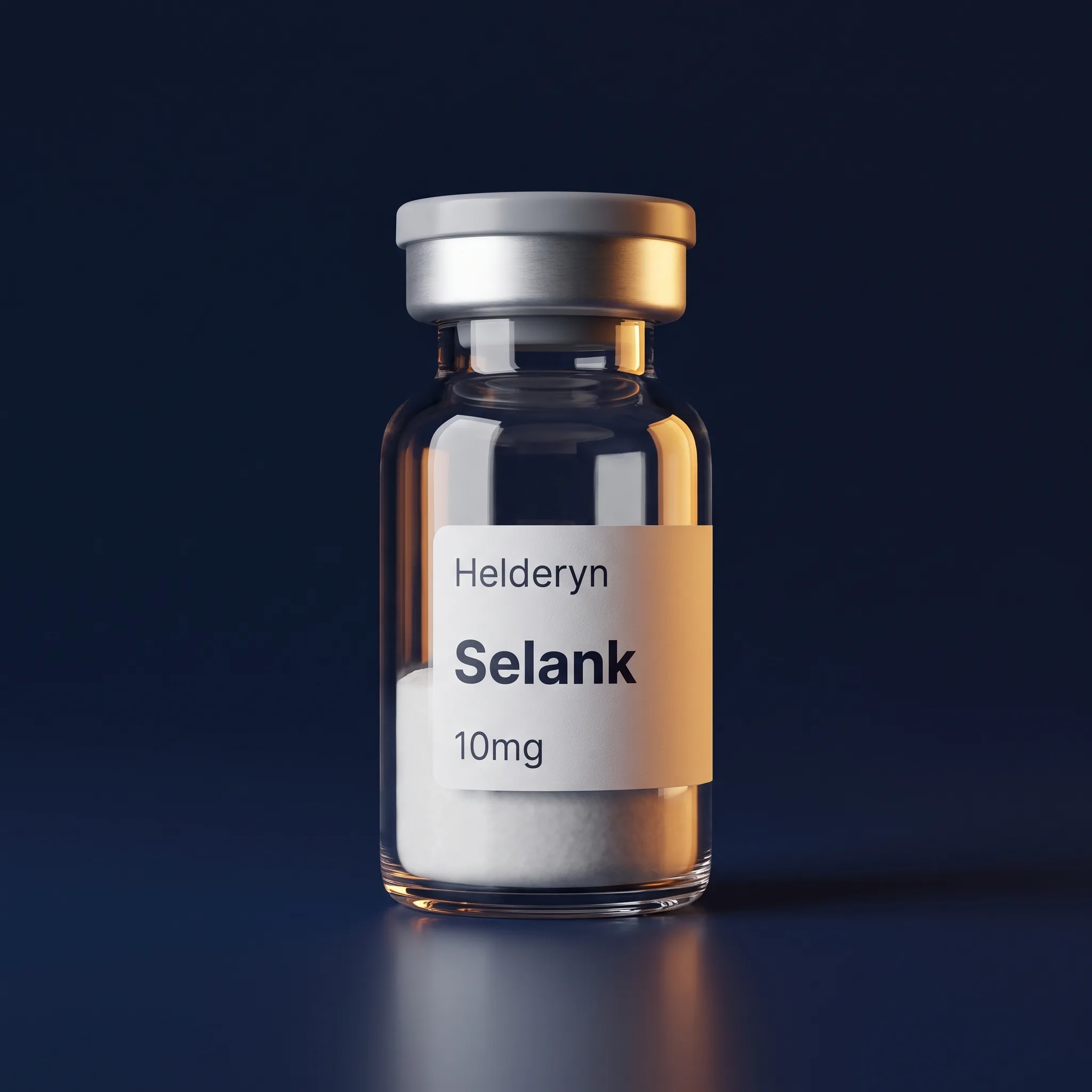 Selank research peptide vial