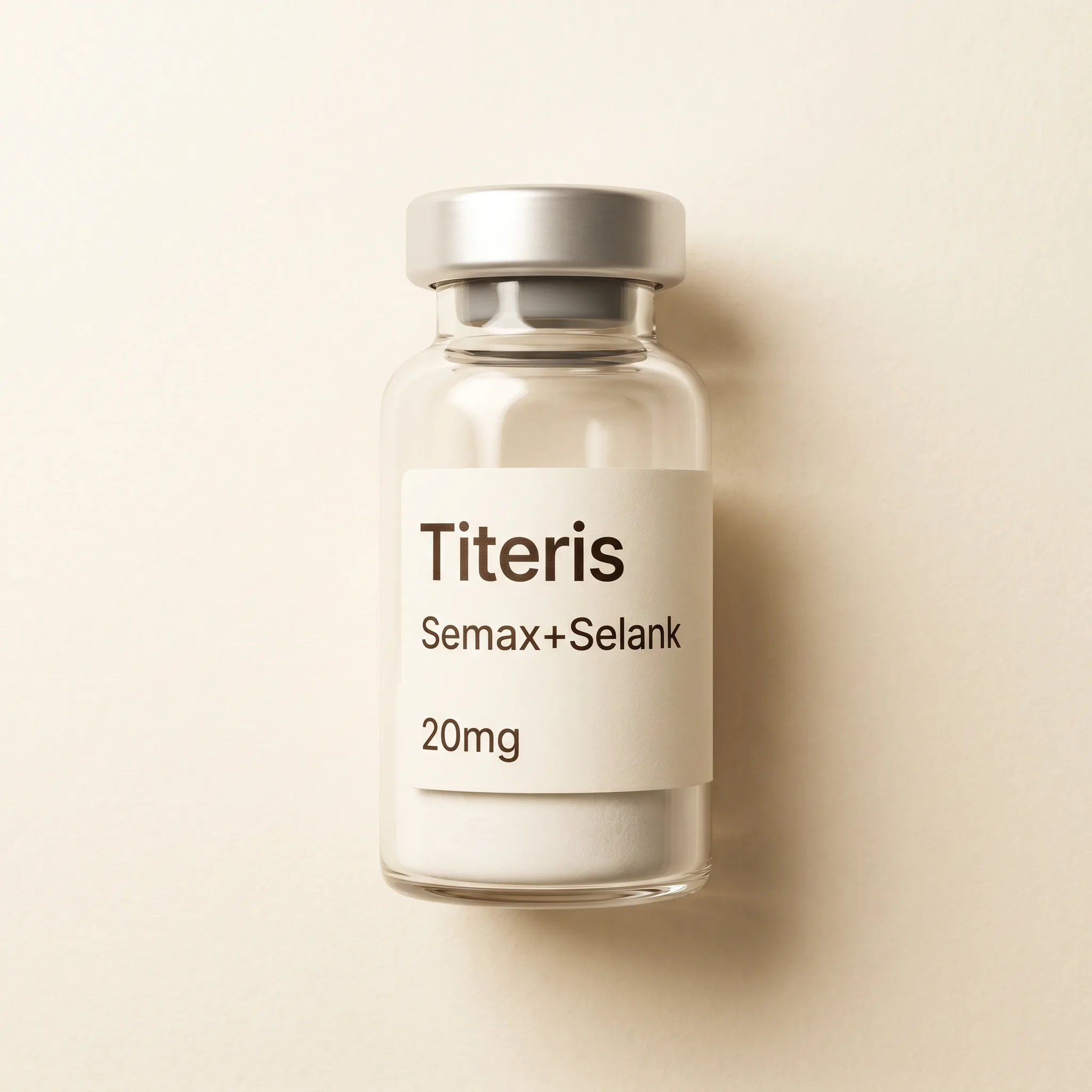 Semax-Selank Blend onderzoeksreferentiemateriaal injectieflacon Helderyn