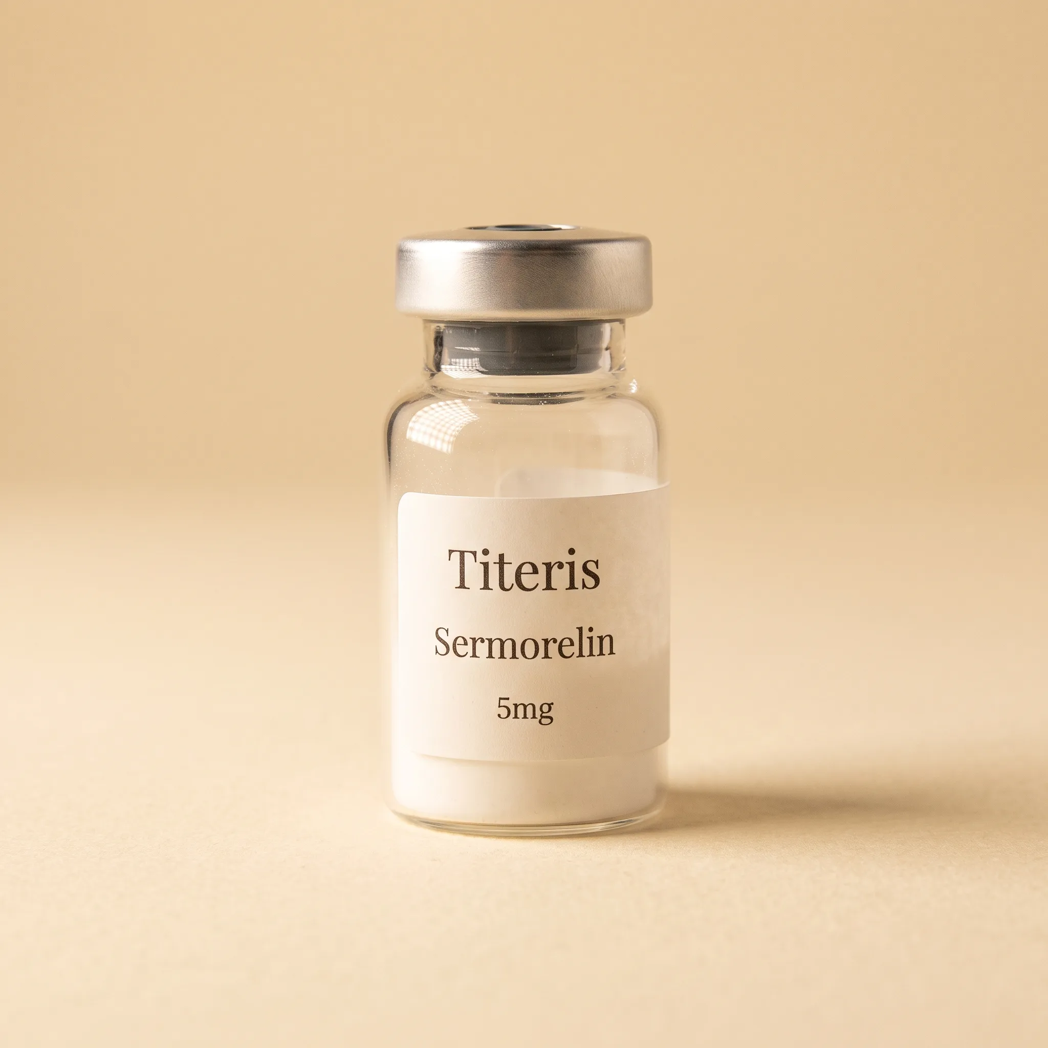 Sermorelin acetaat onderzoeksreferentiemateriaal injectieflacon Helderyn