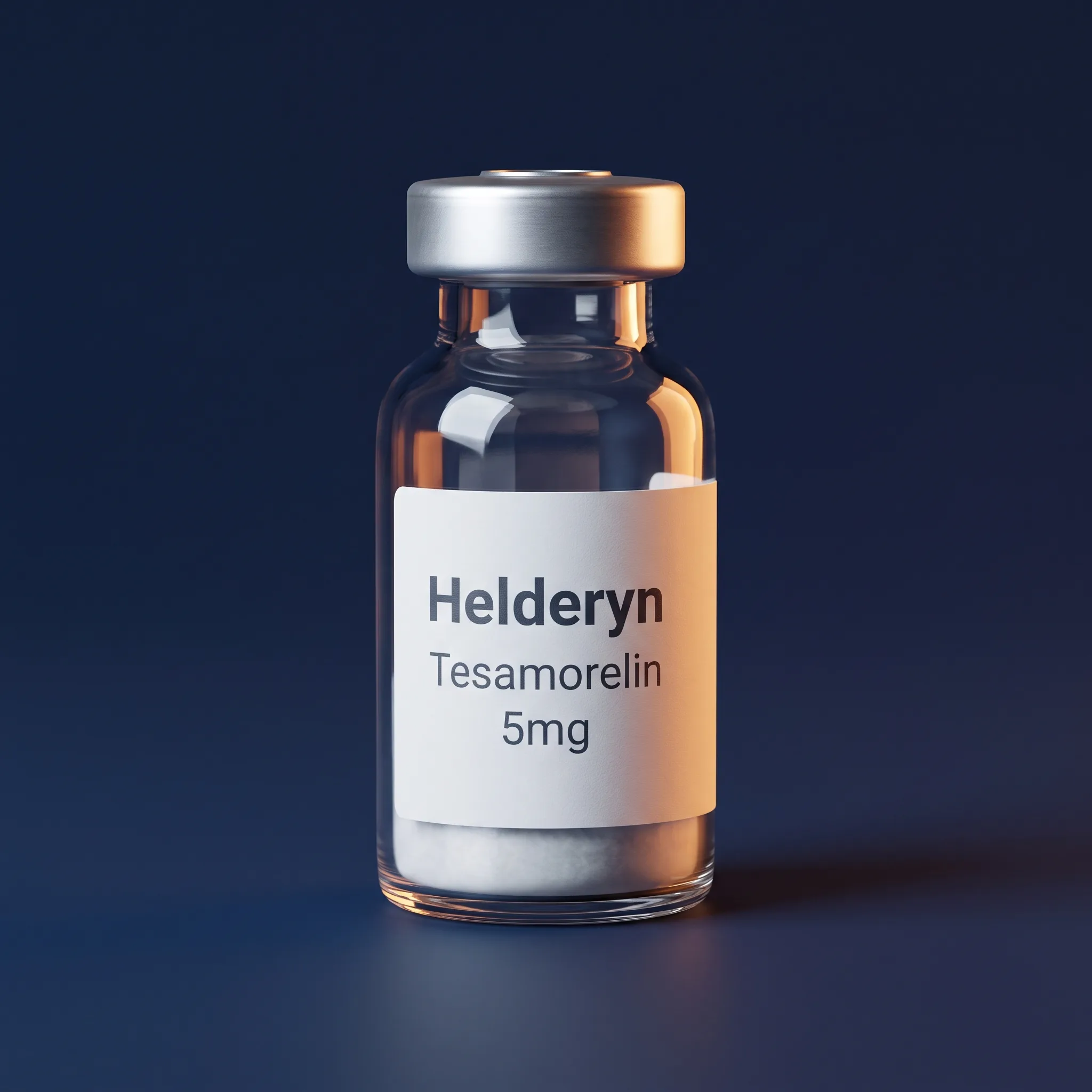 Tesamorelin research peptide vial