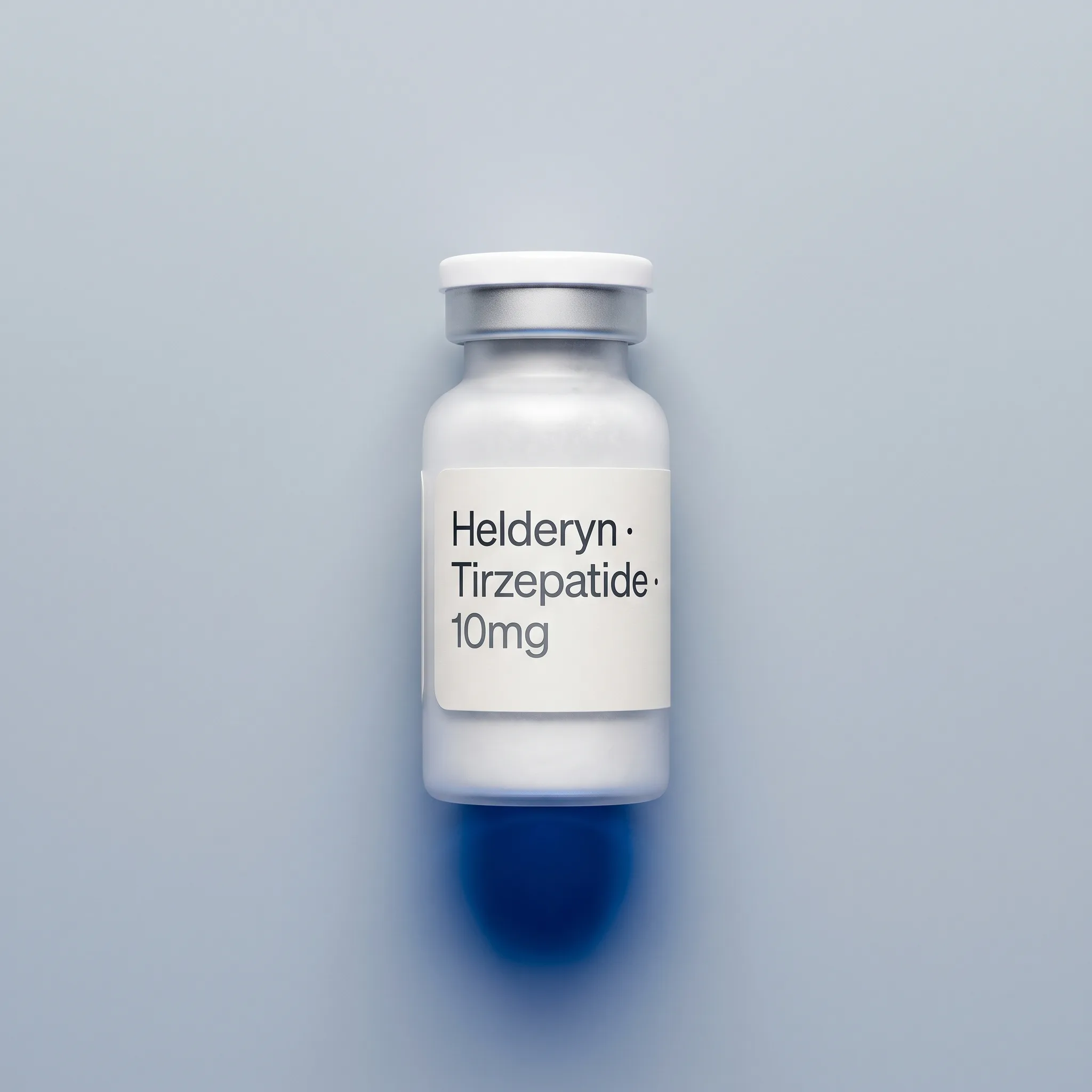 Tirzepatide onderzoeksverbinding vial Helderyn